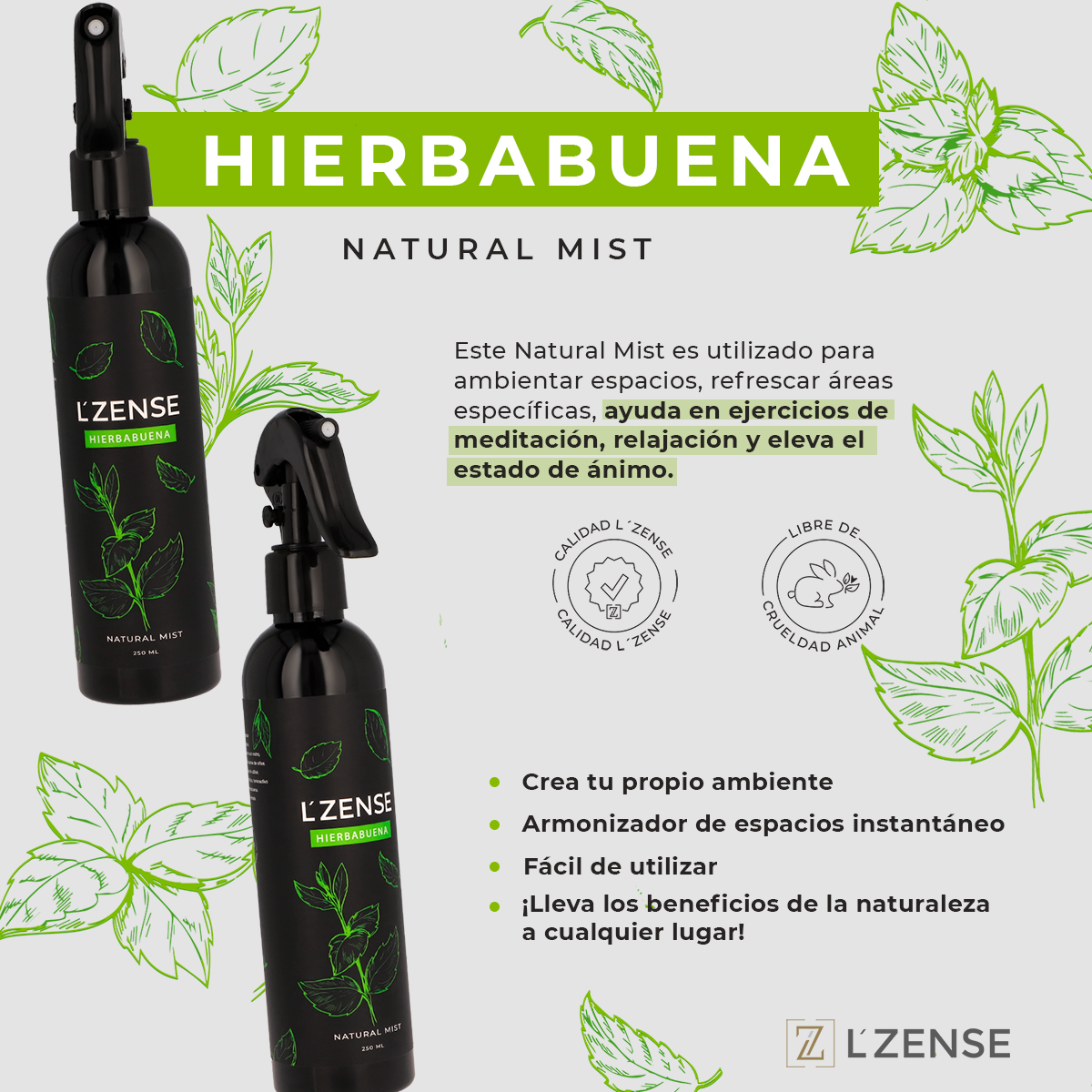NATURAL MIST - HIERBABUENA