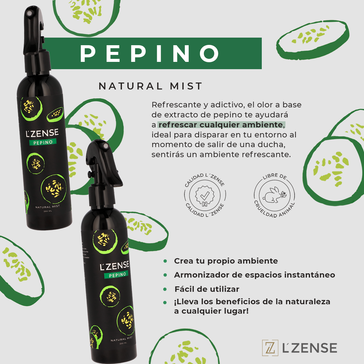 NATURAL MIST - PEPINO