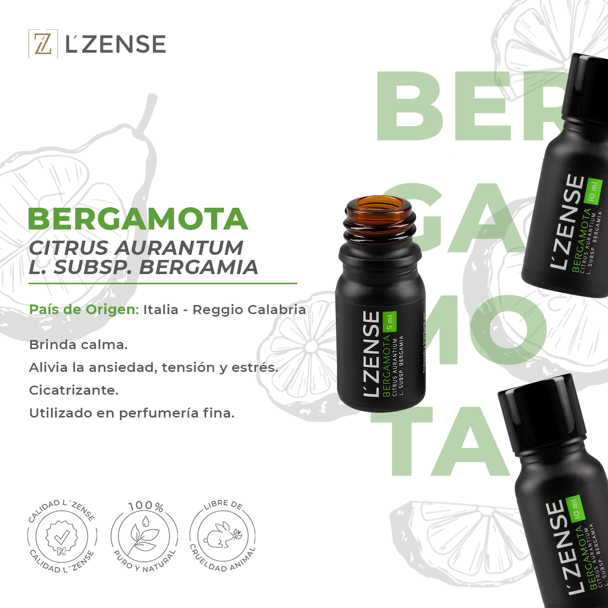 BERGAMOTA - ACEITE ESENCIAL