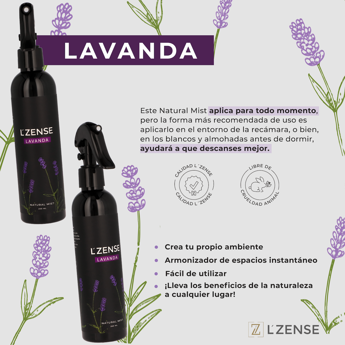 NATURAL MIST - LAVANDA